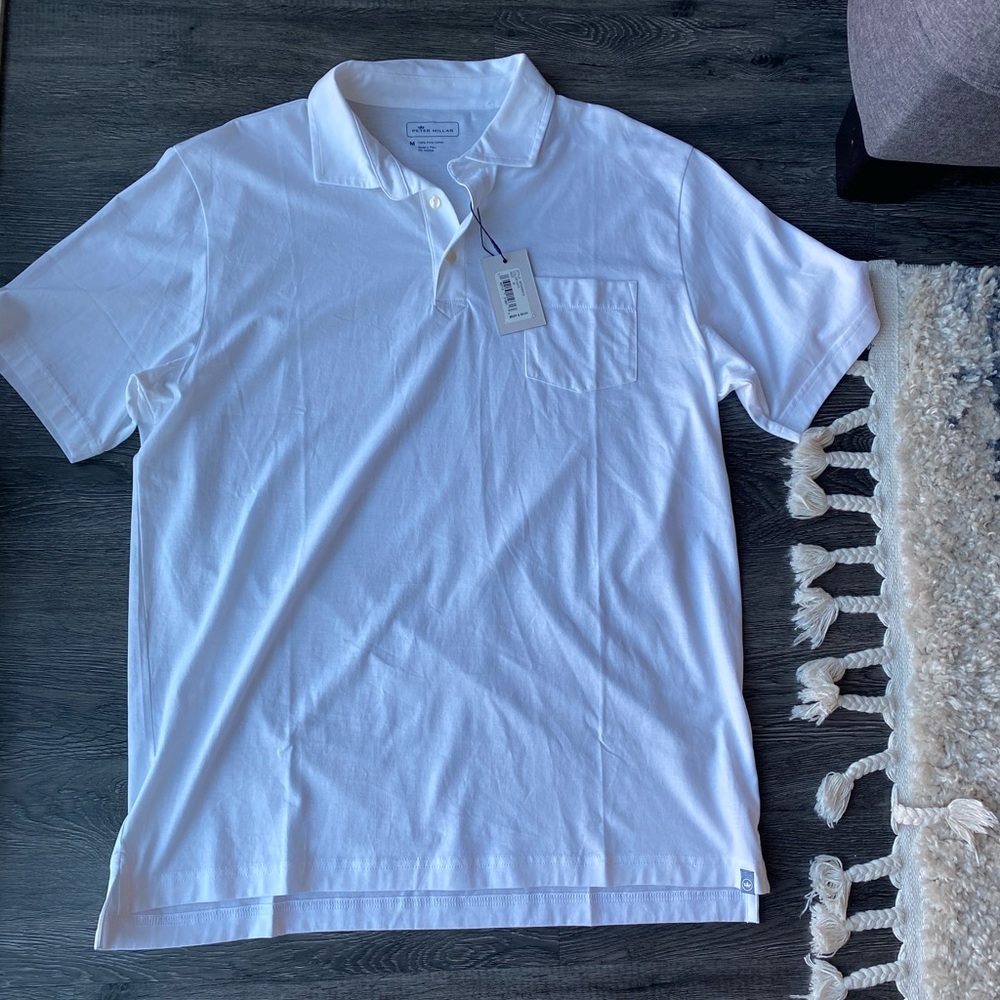 Peter Millar Seaside Cotton Polo NWT